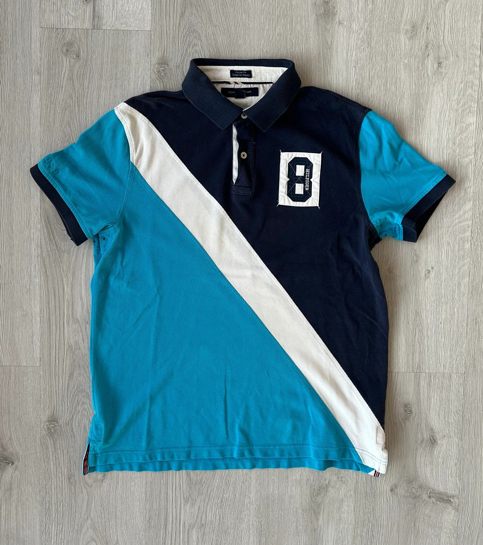 Polo Tommy Hilfiger Custom Fit Vintage Block Color - Talla L – photo 3